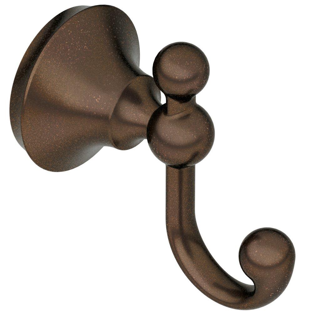 MOEN Moen YB5203ORB Wynford 2 Robe Hook in Oil Rubbed Bronze