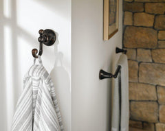 MOEN Moen YB5203ORB Wynford 2 Robe Hook in Oil Rubbed Bronze