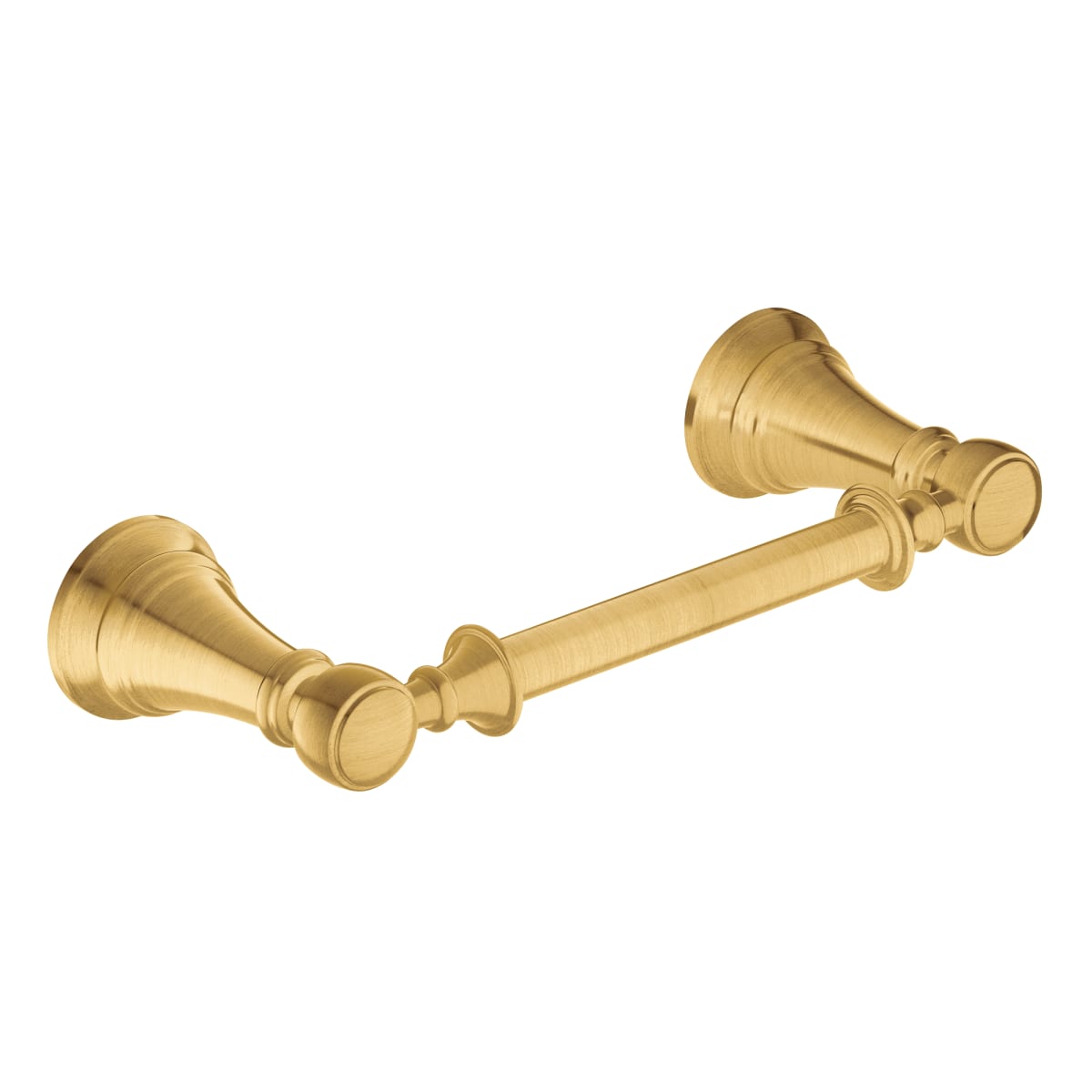 MOEN Moen YB8408BG Weymouth Wall Mount Toilet Tissue Holder in Brushed Gold