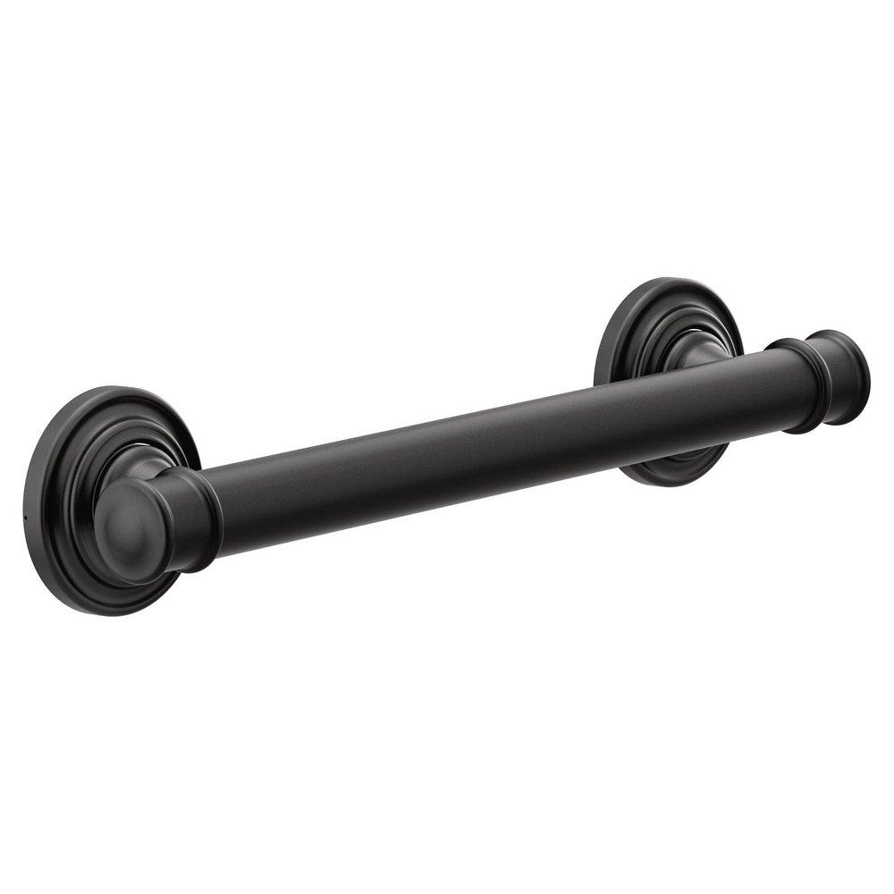MOEN Moen YG6412BL Belfield 12 in Grab Bar in Matte Black