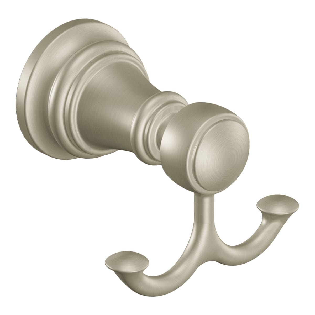MOEN Moen YB8403BN Weymouth 2 Robe Hook in Brushed Nickel