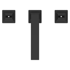 PFISTER Pfister LG49-VRV2B Verve Two Handle Widespread Bathroom Sink Faucet in Matte Black