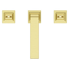 PFISTER Pfister LG49-VRV1BG Verve Two Handle Widespread Bathroom Sink Faucet in Brushed Gold