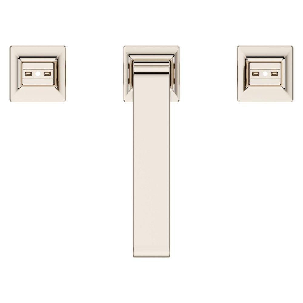 PFISTER Pfister LG49-VRV1D Verve Two Handle Widespread Bathroom Sink Faucet in Polished Nickel
