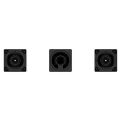 PFISTER Pfister LG49-VRV3B Verve Two Handle Widespread Bathroom Sink Faucet in Matte Black