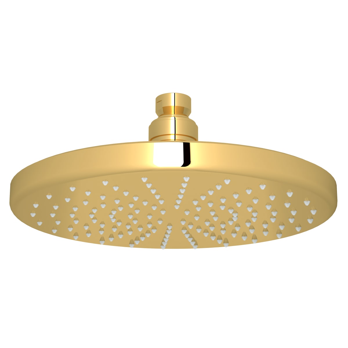 ROHL Rohl 1075/8ULB Campo Single Function Showerhead in Unlacquered Brass