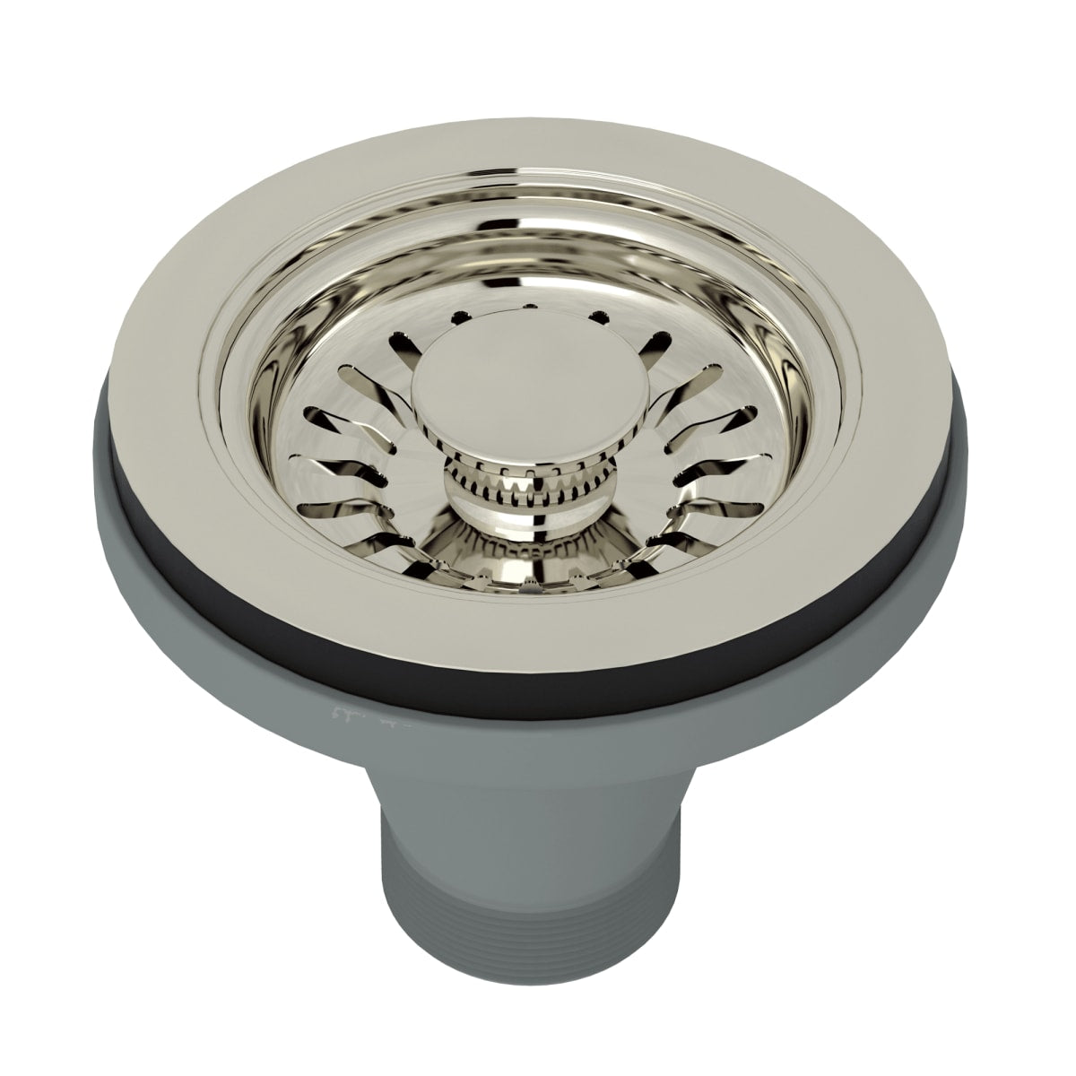 ROHL Rohl 738PN Luxury Basket Strainer in Polished Nickel (Less Pop-Up)