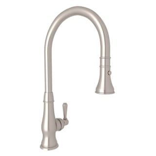 ROHL Rohl A3420LMSTN-2 Patrizia Single Handle Pull Down Kitchen Faucet in Satin Nickel