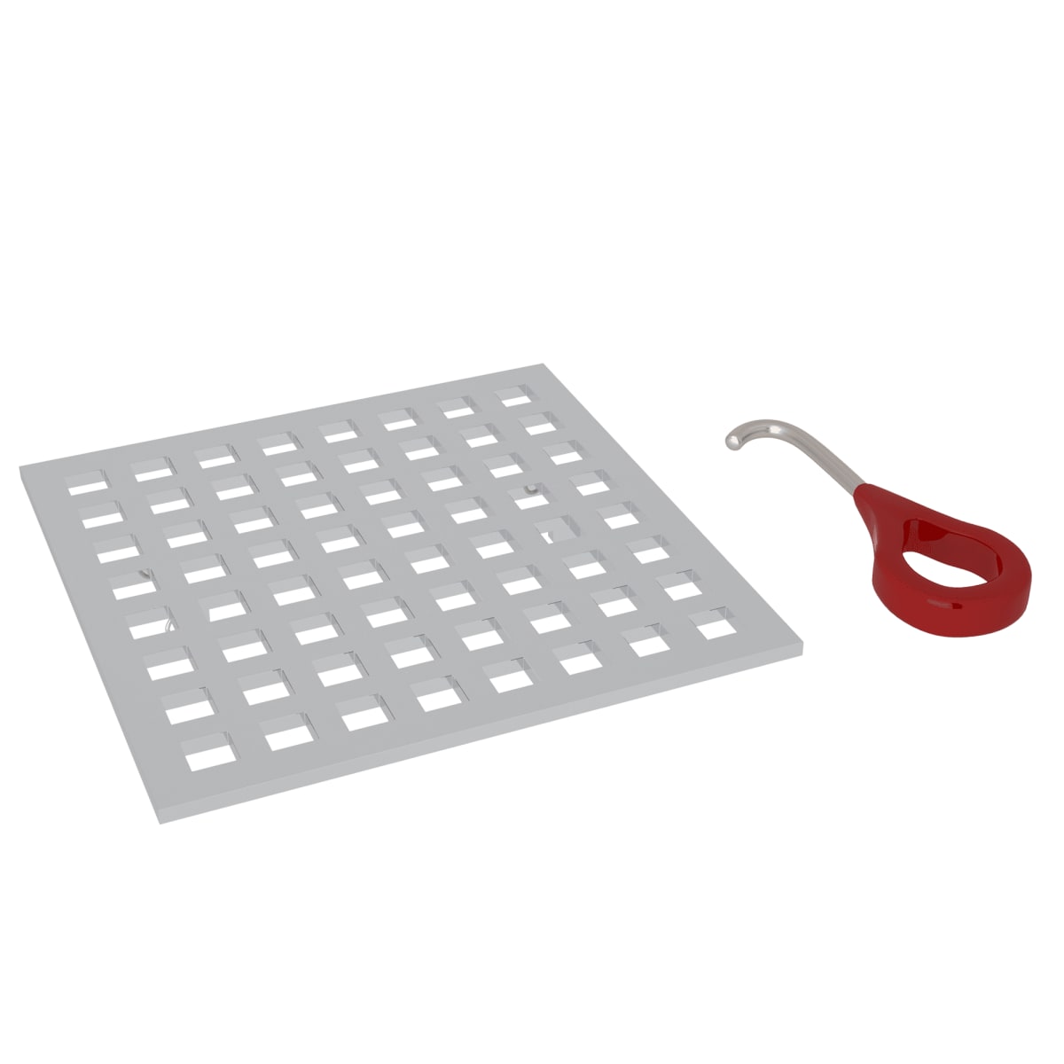 ROHL ROHL DC3143APC Universal Matrix Decorative Shower Drain Cover in Polished Chrome