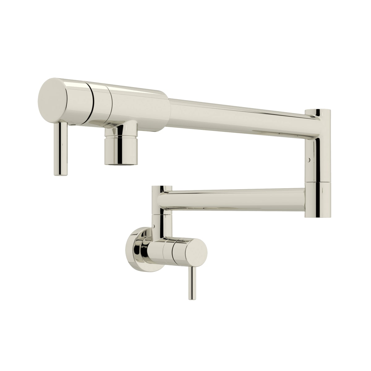 ROHL Rohl QL66L-PN-2 Wall Mount Pot Filler in Polished Nickel