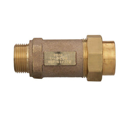 ZURN Zurn 1UFMX1MM-700XL 700XL 1 in. Cast Bronze Union Female Meter x Male Meter Threaded 175 psi Backflow Preventer