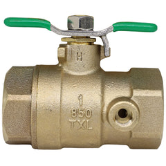ZURN Zurn 1-850TXL 850XL 1 in. Bronze Full Port FNPT 400# Ball Valve W850TXLG