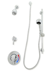 ZURN Zurn Z7301-SS-MT-DV-2P-HW AquaSpec® Single Handle Shower Faucet in Polished Chrome