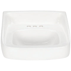 ZURN Zurn Z5364 20x18 Wall-Mount High-Back Sink/Lavatory 4 Centers