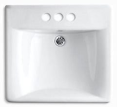 KOHLER Kohler 2054-0 Soho® 20 x 18 in. Rectangular Wall Mount Bathroom Sink in White