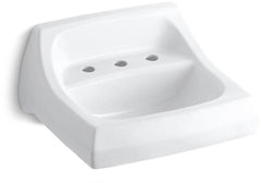 KOHLER Kohler 2006-0 Kingston 21-1/4 x 18-1/4 in. Rectangular Wall Mount Bathroom Sink