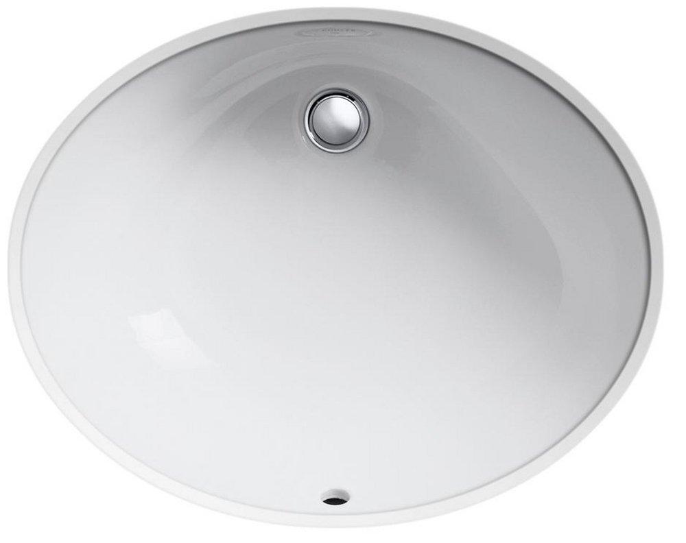 KOHLER Kohler 2211-0 Caxton® 21-1/4 x 17-1/4 in. Oval Undermount Bathroom Sink in White