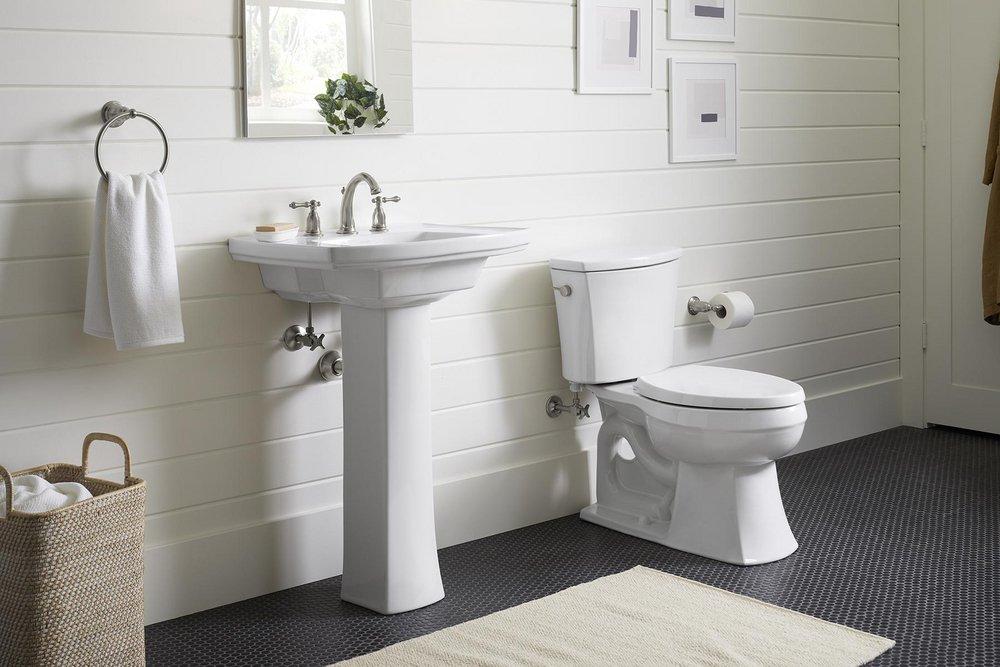 KOHLER Kohler 24052-0 Kelston 6-1/2 in. Vitreous China Pedestal in White