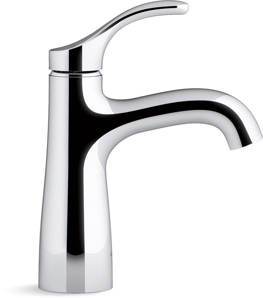 KOHLER Kohler 27389-4-CP Simplice Single Handle Monoblock Bathroom Sink Faucet in Polished Chrome