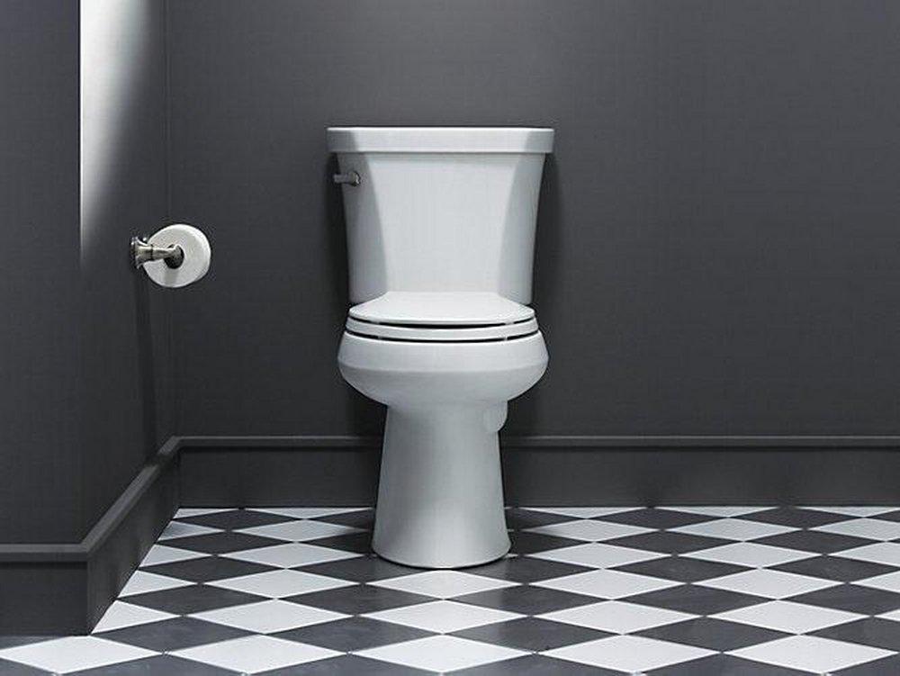 KOHLER Kohler 3999-0 Highline 1.28 GPF Elongated Two Piece Toilet in White