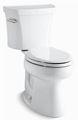 KOHLER Kohler 3999-0 Highline 1.28 GPF Elongated Two Piece Toilet in White