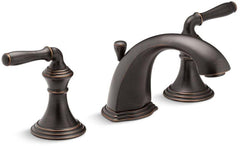 KOHLER KOHLER 394-4-2BZ Devonshire Two Handle Widespread Bathroom Sink Faucet in Oil Rubbed Bronze