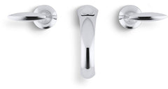 KOHLER KOHLER 45102-4-CP Alteo Two Handle Widespread Bathroom Sink Faucet in Polished Chrome