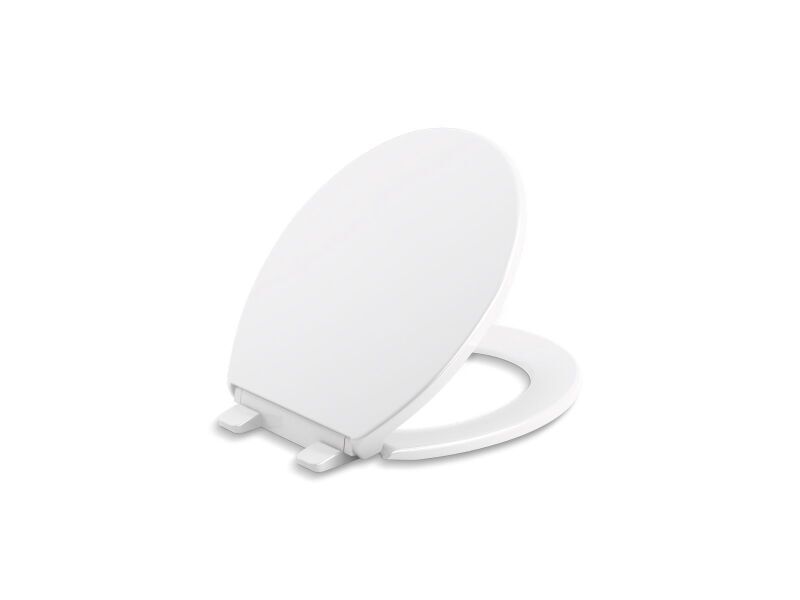 KOHLER KOHLER 4775-0 Brevia Quick-Release Round Closed Front Toilet Seat in White