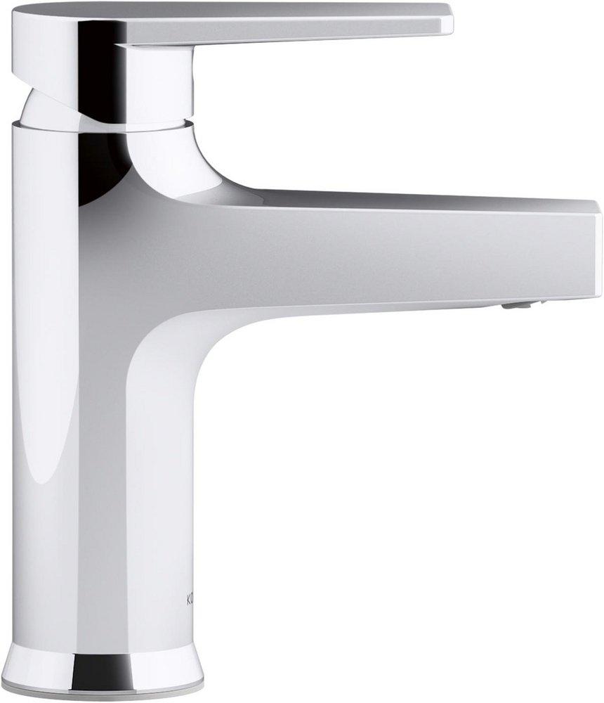 KOHLER Kohler 46028-4-CP Taut Single Handle Monoblock Bathroom Sink Faucet in Polished Chrome
