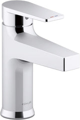 KOHLER Kohler 46028-4-CP Taut Single Handle Monoblock Bathroom Sink Faucet in Polished Chrome