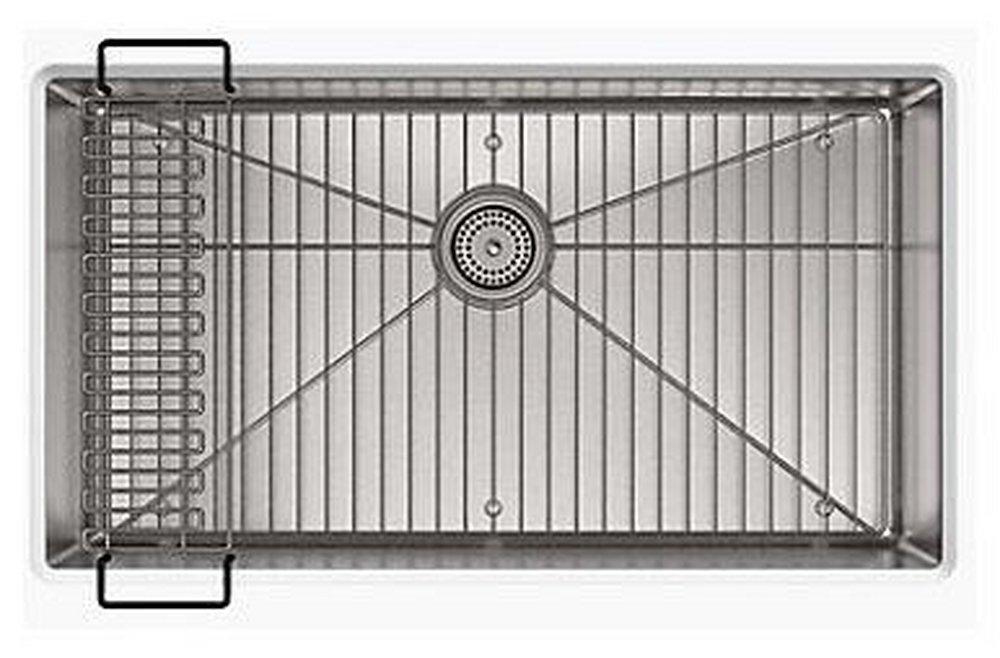 KOHLER Kohler 5285-NA Strive 32 x 18-5/16 in. Stainless Steel Single Bowl Undermount Kitchen Sink