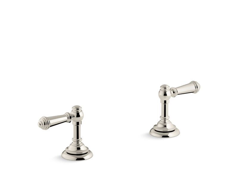 KOHLER Kohler 98068-4-SN Artifacts Bathroom Sink Lever Handles Vibrant in Polished Nickel