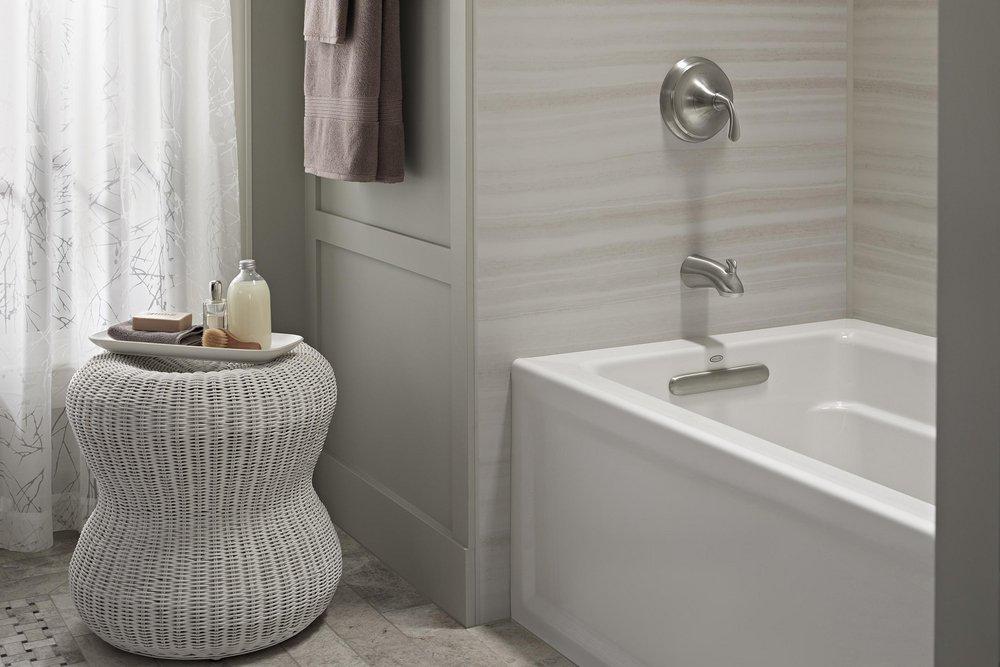 KOHLER Kohler TS10276-4G-BN Forte One Handle Single Function Shower Faucet In Vibrant Brushed Nickel Trim Only