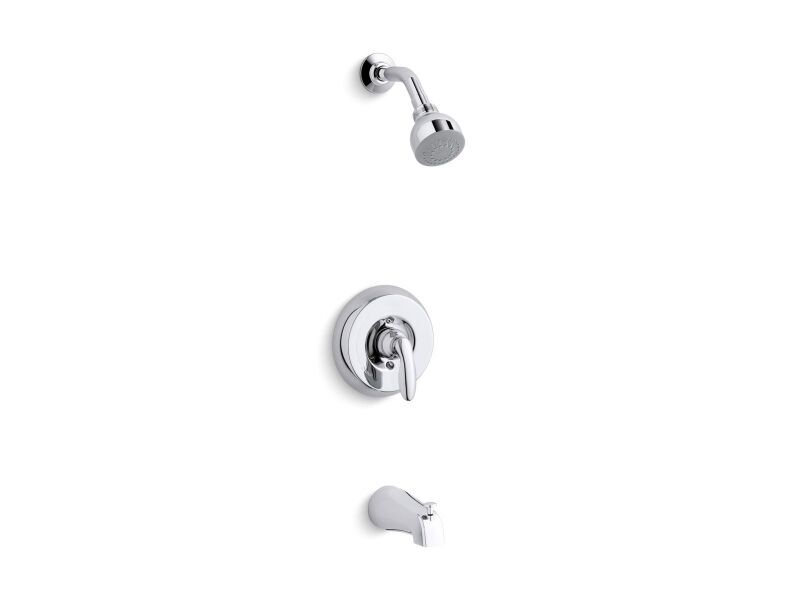 KOHLER KOHLER TS15601-4-CP Coralais One Handle Single Function Bathtub & Shower Faucet in Polished Chrome (Trim Only)