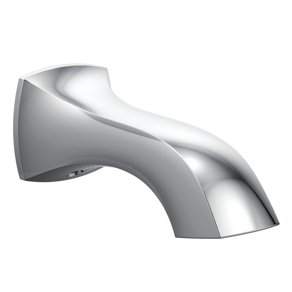 MOEN Moen 191956 Voss Non-Diverter Tub Spout in Polished Chrome