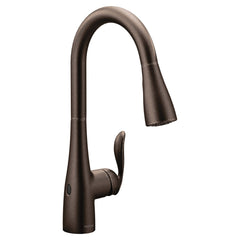 MOEN Moen 7594EWORB Arbor MotionSense Wave Single Handle Pull Down Touchless Kitchen Faucet in Oil Rubbed Bronze