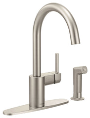 MOEN Moen 7165SRS Align Spot Resist Stainless 1-Handle Kitchen Faucet