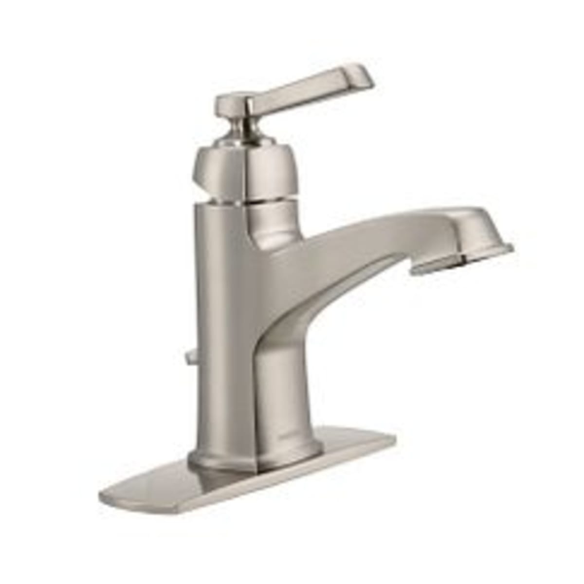 MOEN Moen 6200SRN Boardwalk Single Handle Monoblock Bathroom Sink Faucet in Spot Resist Brushed Nickel