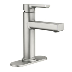 MOEN Moen 84627SRN Home Care Single Handle Monoblock Bathroom Sink Faucet in Brushed Nickel