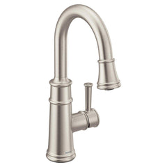 MOEN Moen 6260SRS Brantford Single Handle Pull Down Bar Faucet in Spot Resist Stainless