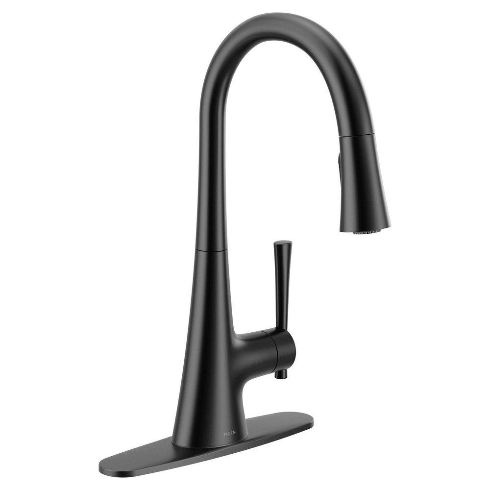 MOEN Moen 9126BL Kurv Single Handle Pull Down Kitchen Faucet in Matte Black Replacement MPN