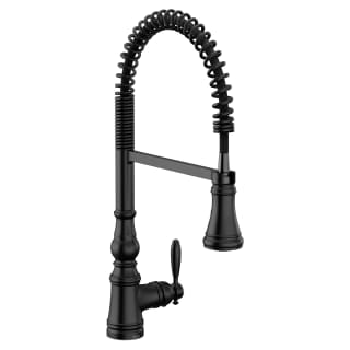 MOEN Moen S73104BL Weymouth Single-Handle Pull-Down Sprayer Kitchen Faucet with Power Clean in Matte Black