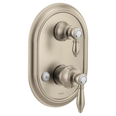 MOEN Moen UTS4311BN Weymouth Two Handle Pressure Balancing Valve Trim in Brushed Nickel