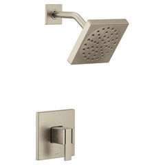 MOEN Moen UTS3715EPBN 90 Degree Single Handle Single Function Shower Faucet in Brushed Nickel (Trim Only)