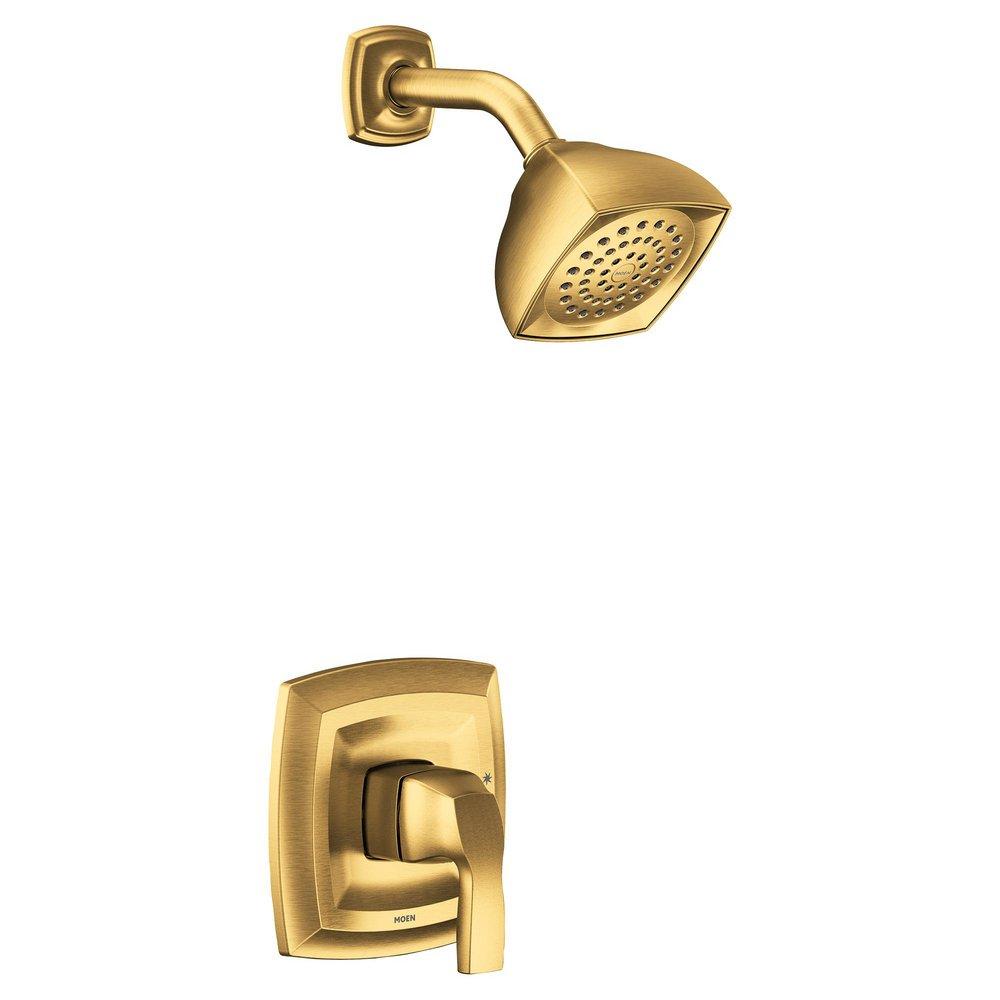 MOEN Moen UT2692EPBG Voss One Handle Single Function Shower Faucet in Brushed Gold (Trim Only)
