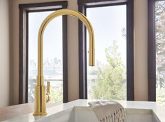 ROHL ROHL A3430LMIB-2 Lombardia Single Handle Pull Down Kitchen Faucet in Inca Brass