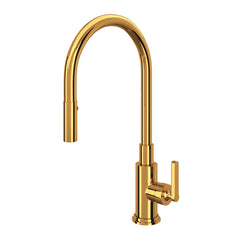 ROHL ROHL A3430LMIB-2 Lombardia Single Handle Pull Down Kitchen Faucet in Inca Brass