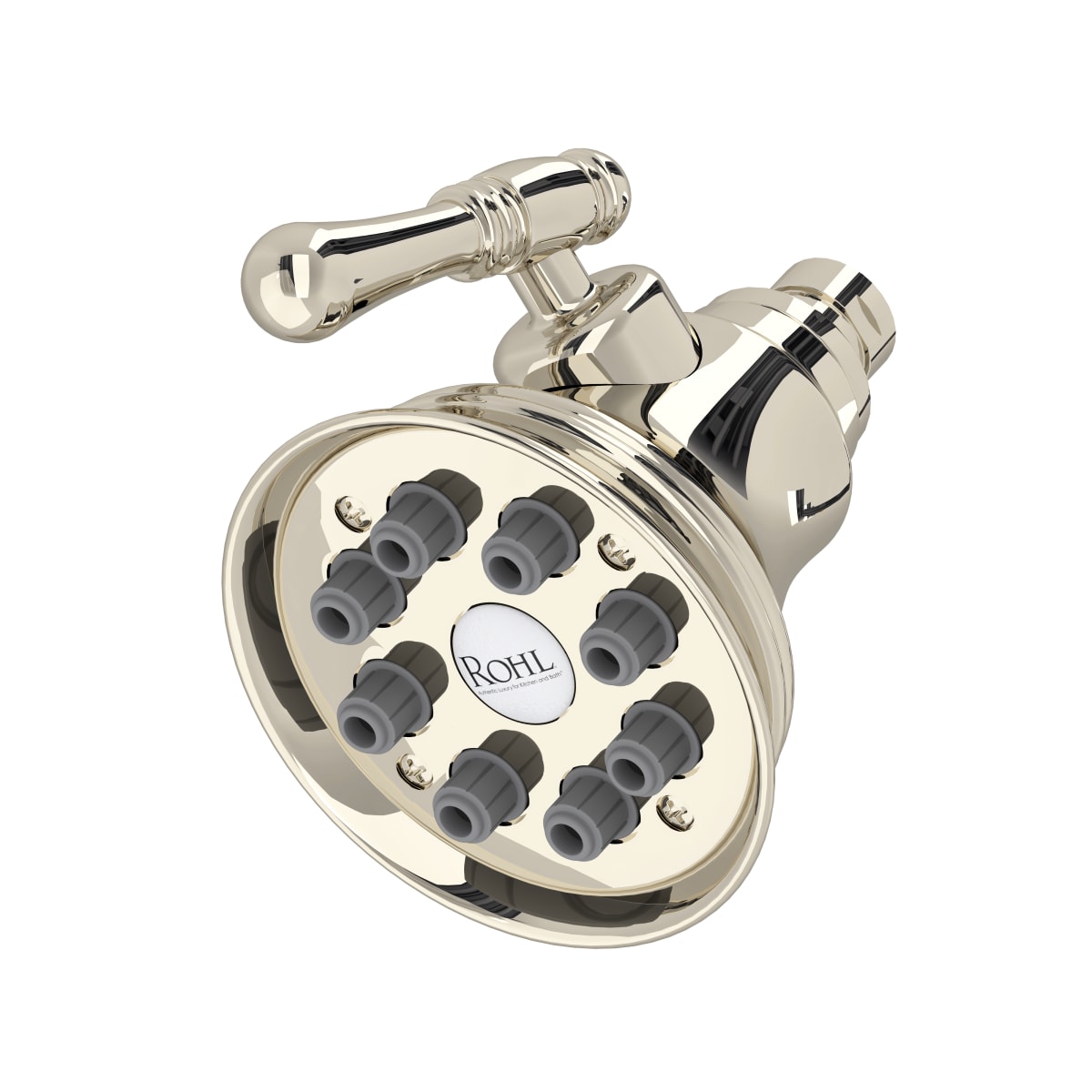 ROHL ROHL WI0123PN Bellia Single Function Showerhead in Polished Nickel