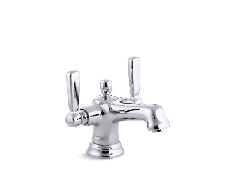 KOHLER KOHLER 10579-4-CP Bancroft Two Handle Monoblock Bathroom Sink Faucet in Polished Chrome