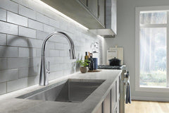 KOHLER Kohler 22062-CP Graze Single Handle Pull Down Kitchen Faucet in Polished Chrome